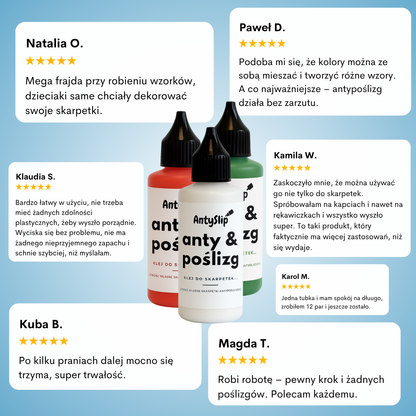 Klej Antypoślizgowy do skarpetek AntySlip 90ml